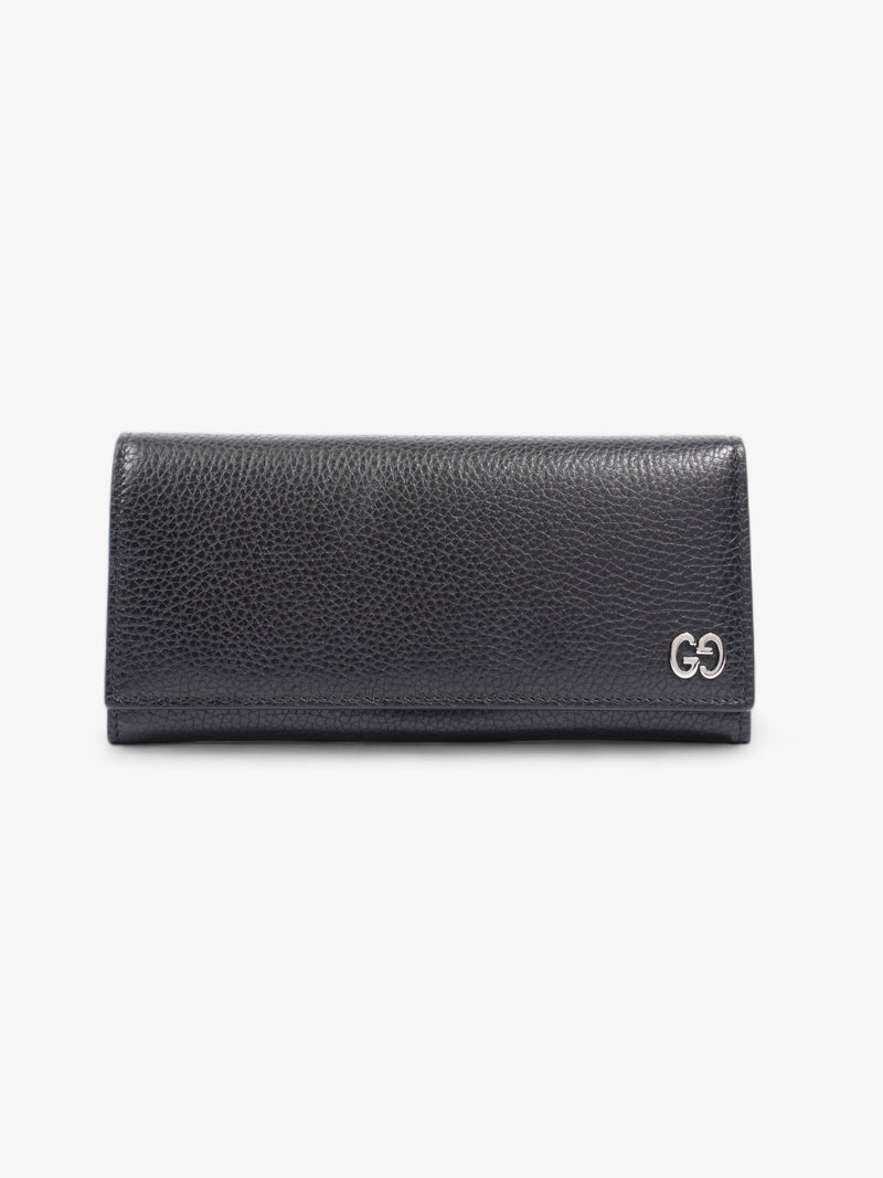 Gucci Long Wallet Black Leather