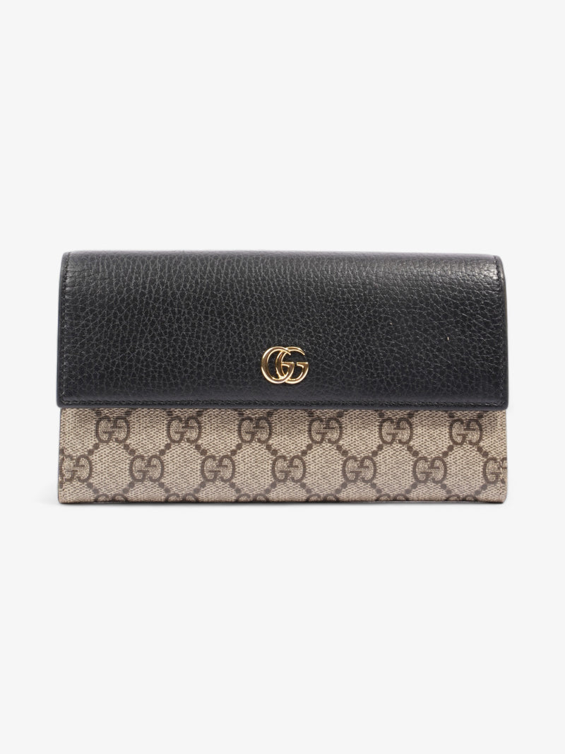 Gucci GG Supreme Wallet Black / Supreme Leather