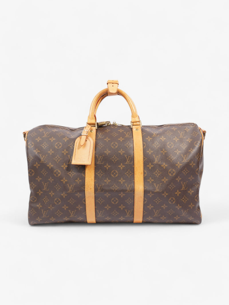 Louis Vuitton Keepall Bandouliere Monogram Coated Canvas 50