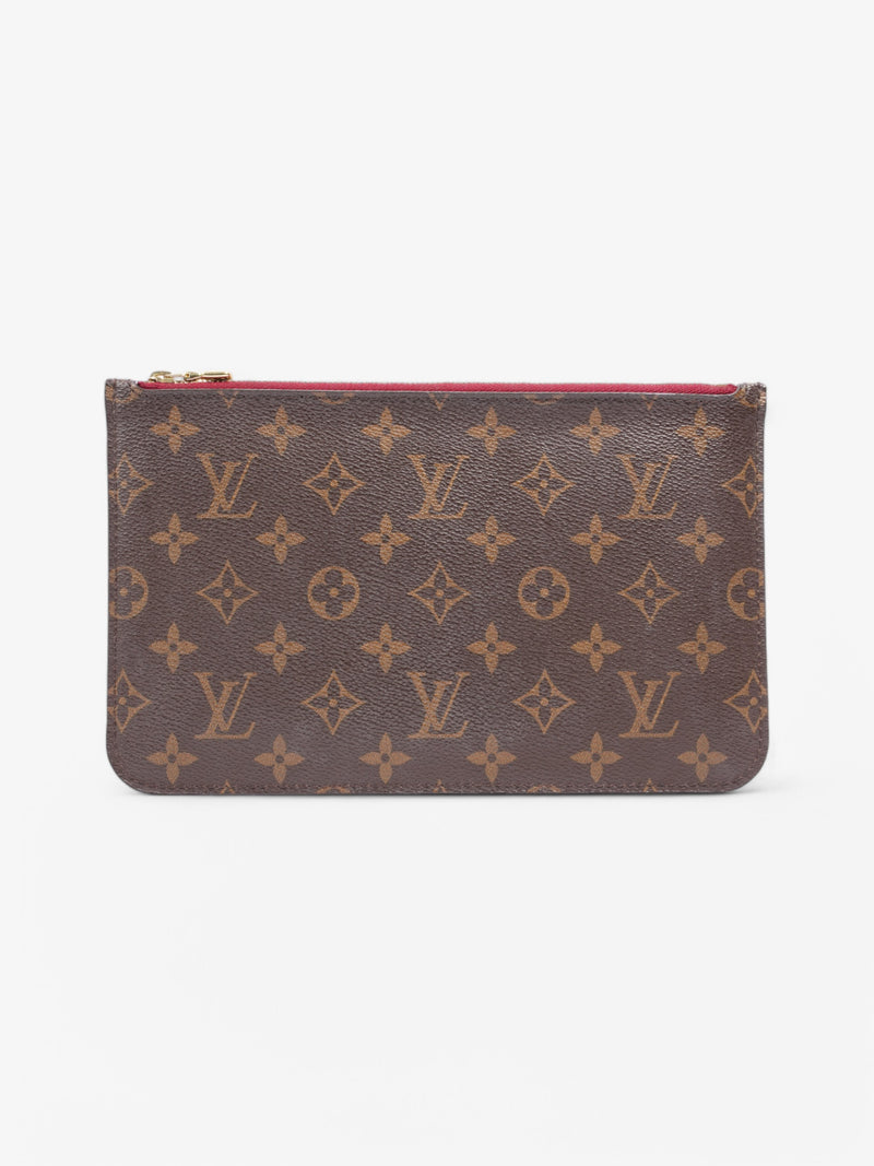 Louis Vuitton Neverfull Clutch Monogram Coated Canvas