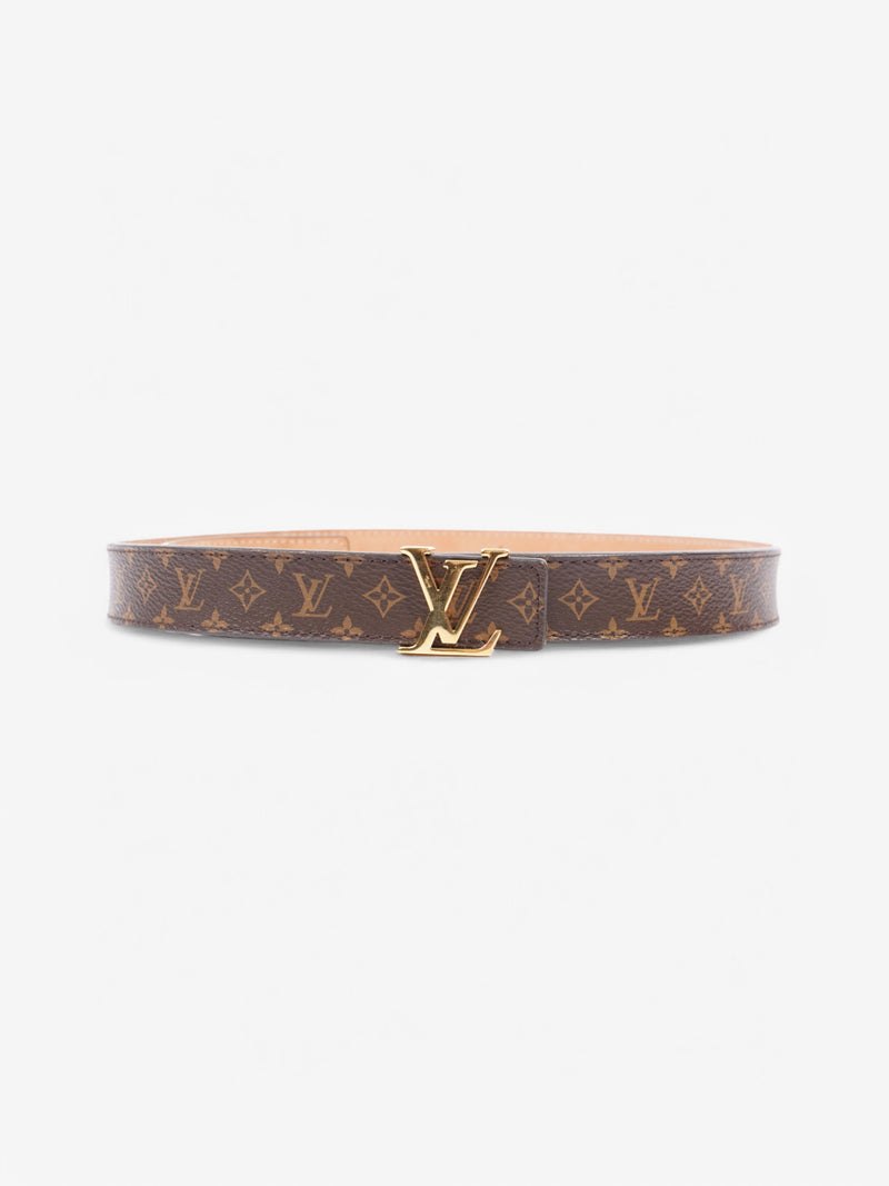 Louis Vuitton LV Initials Belt Monogram / Gold Leather 75cm / 30