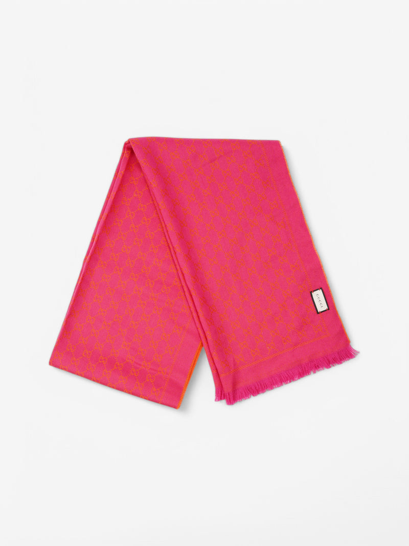 Gucci GG Scarf Pink / Orange Fabric