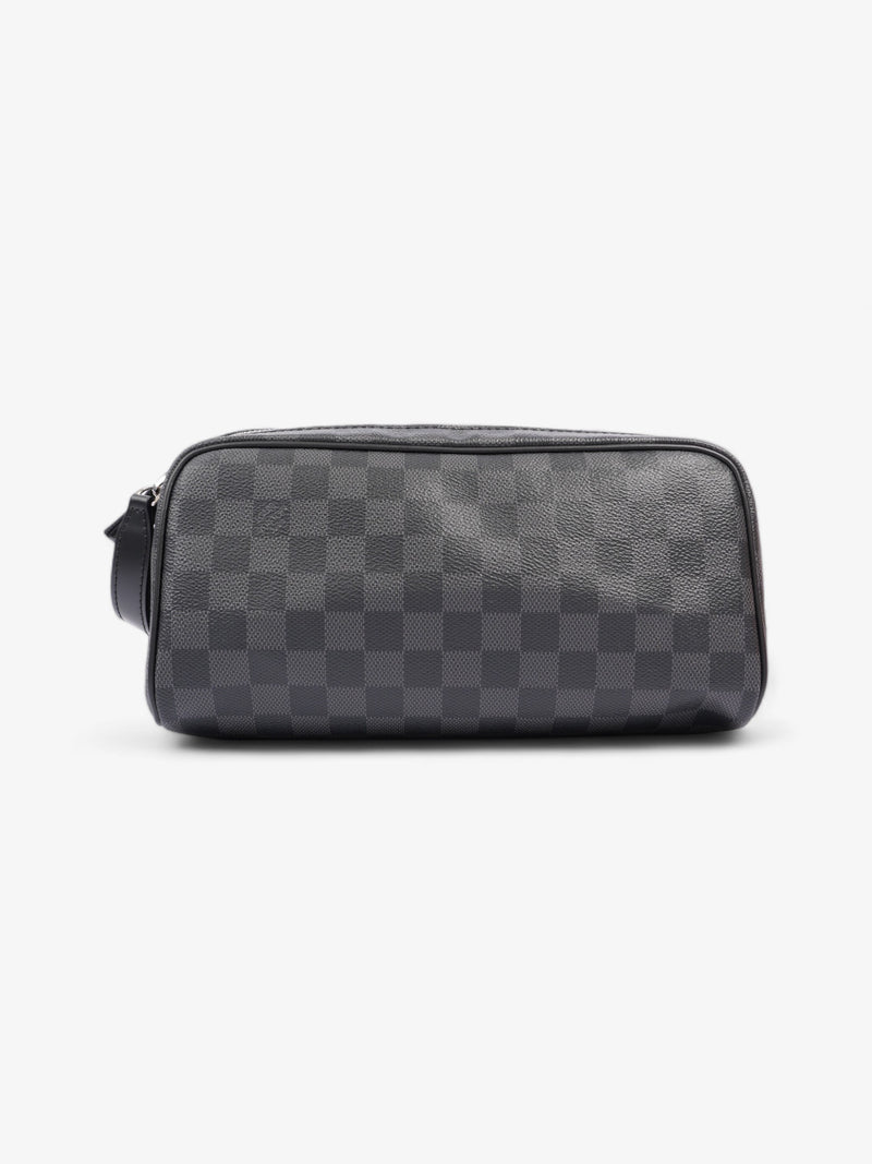 Louis Vuitton Dopp Kit Toilet Pouch Damier Graphite Coated Canvas