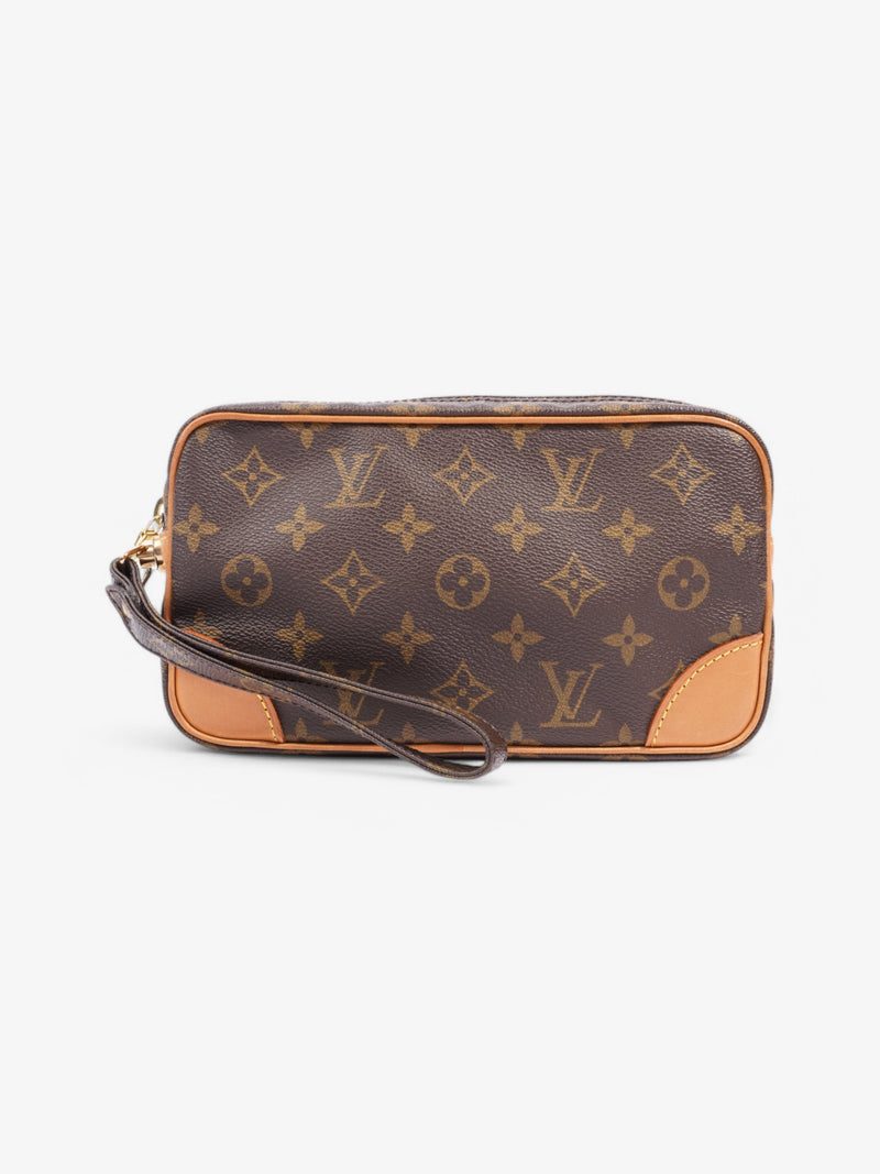 Louis Vuitton Clutch Monogram Coated Canvas