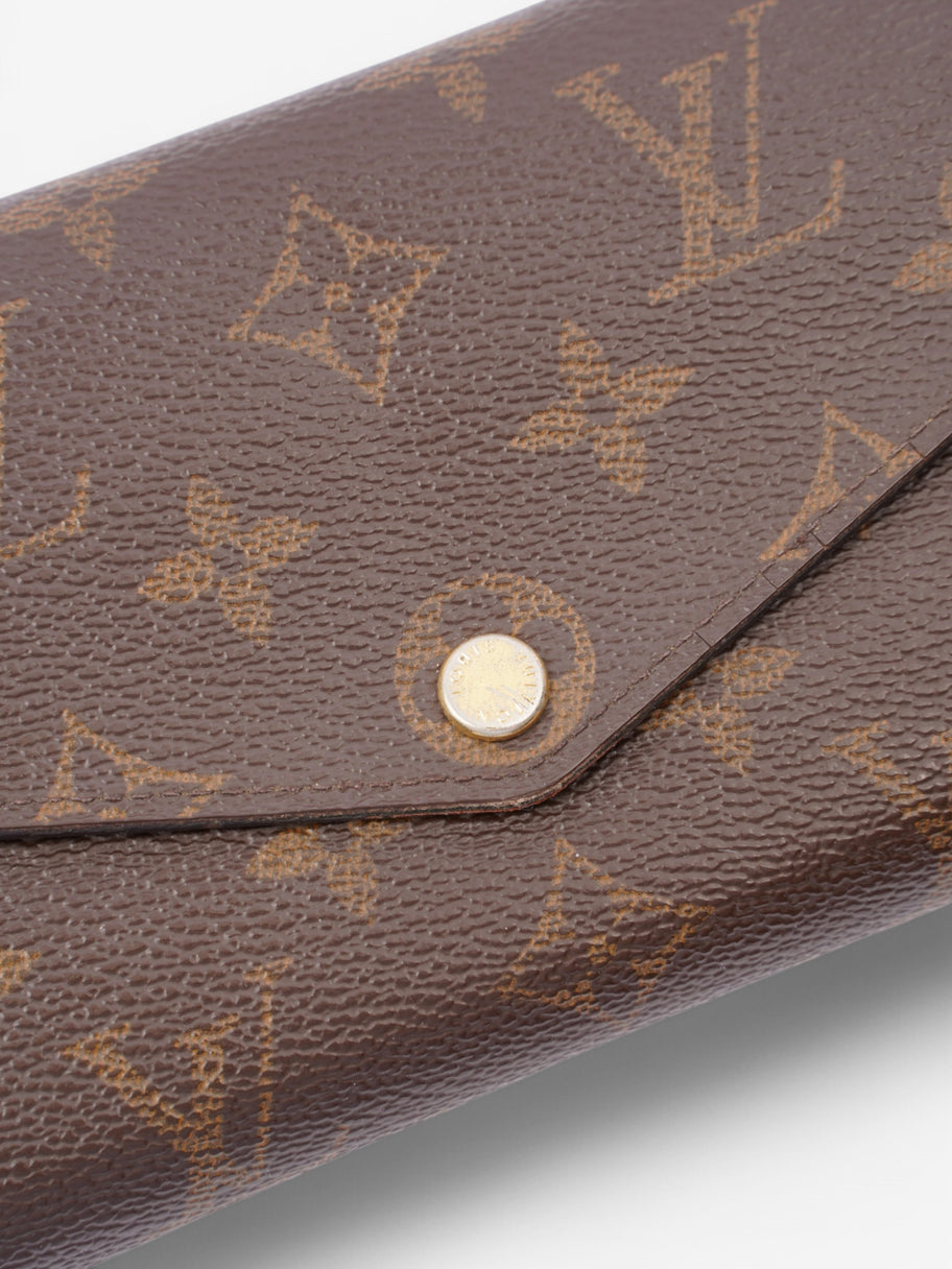 Louis Vuitton Sarah Wallet Monogram Coated Canvas Image 6