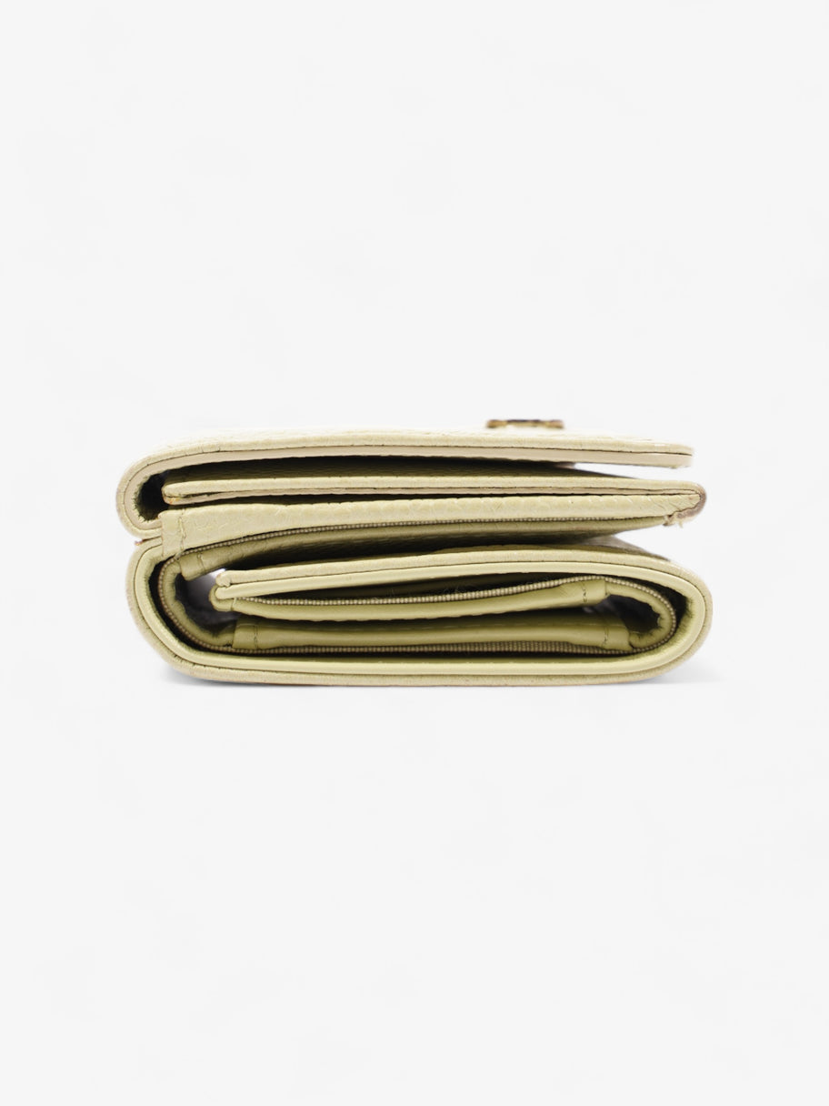 Chanel Camelia Wallet Beige Caviar Leather Image 4