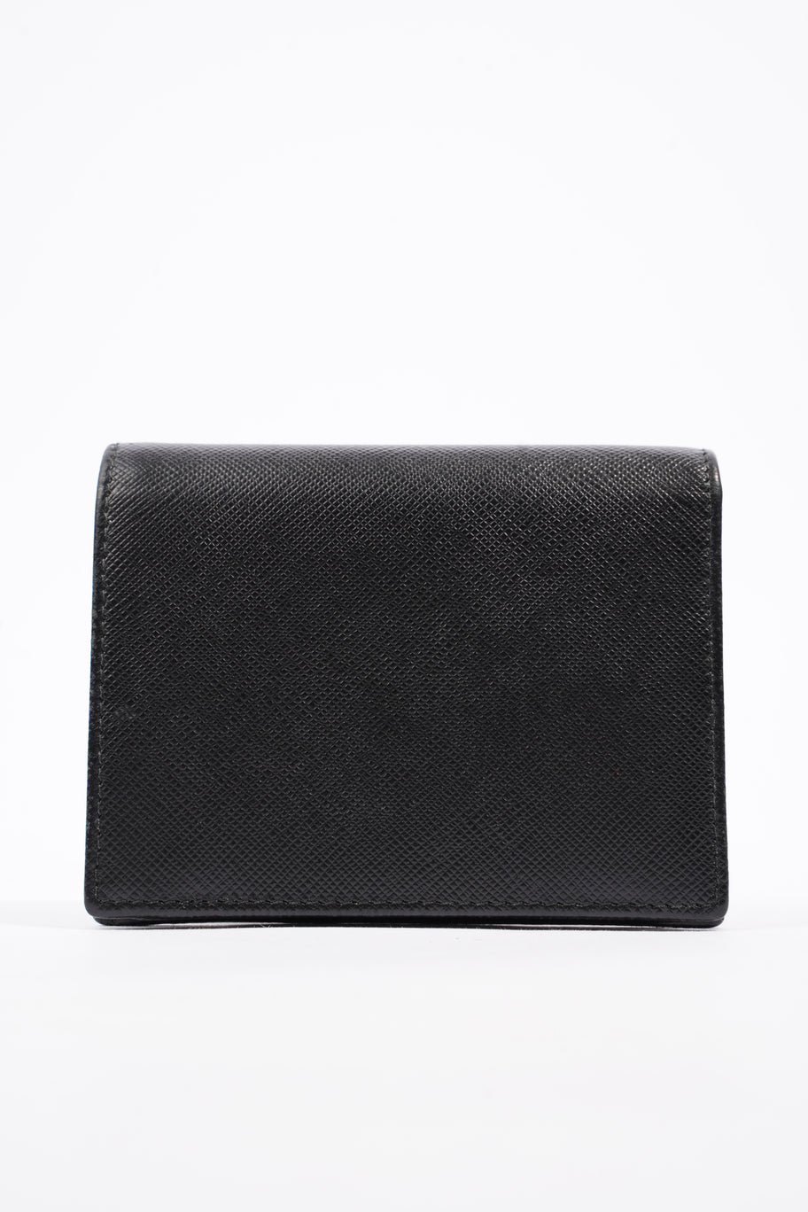 Prada Compact Wallet Black Saffiano Leather Image 3