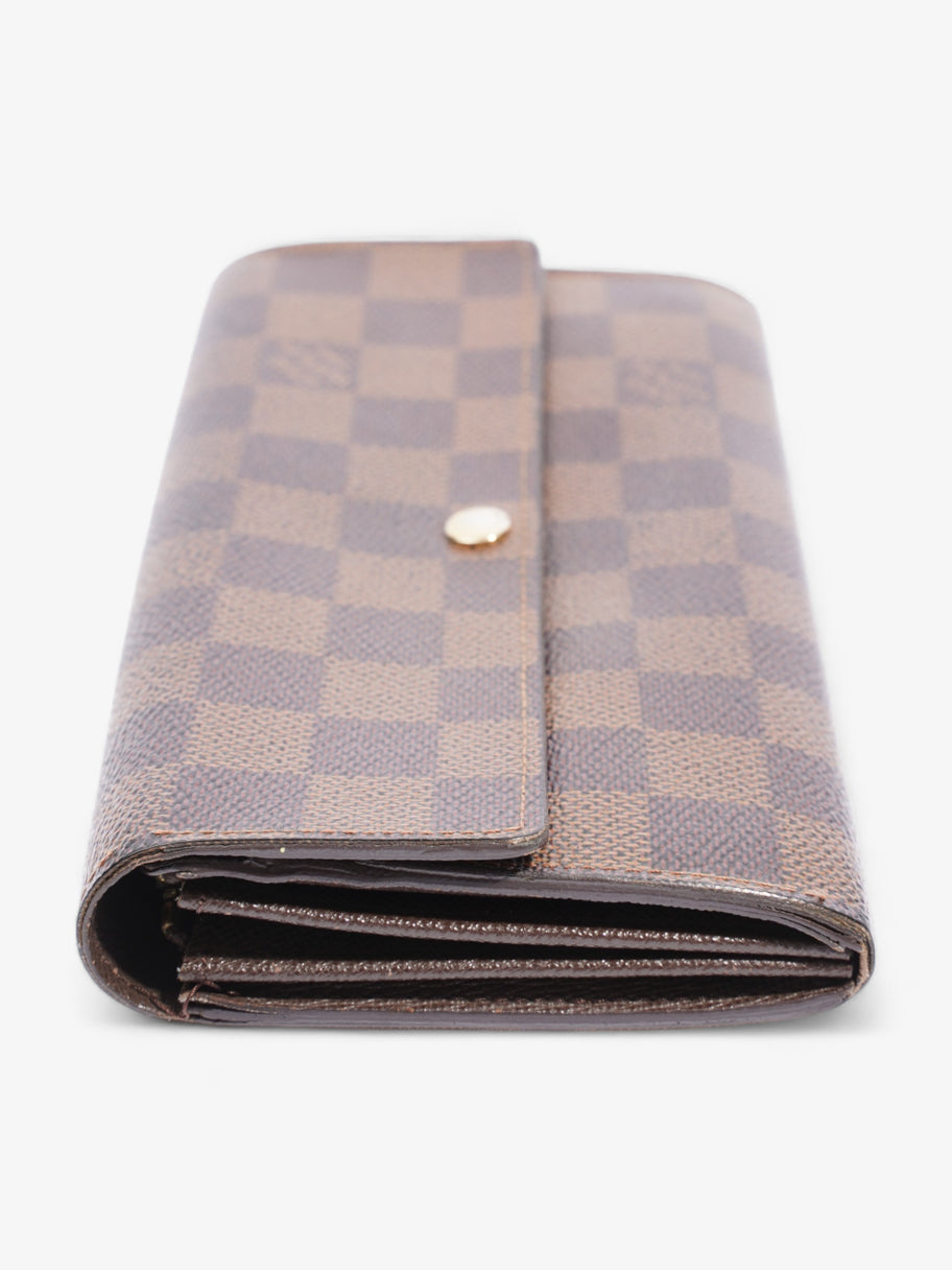 Louis Vuitton Portefeuille Sarah Wallet Damier Ebene Coated Canvas Image 4