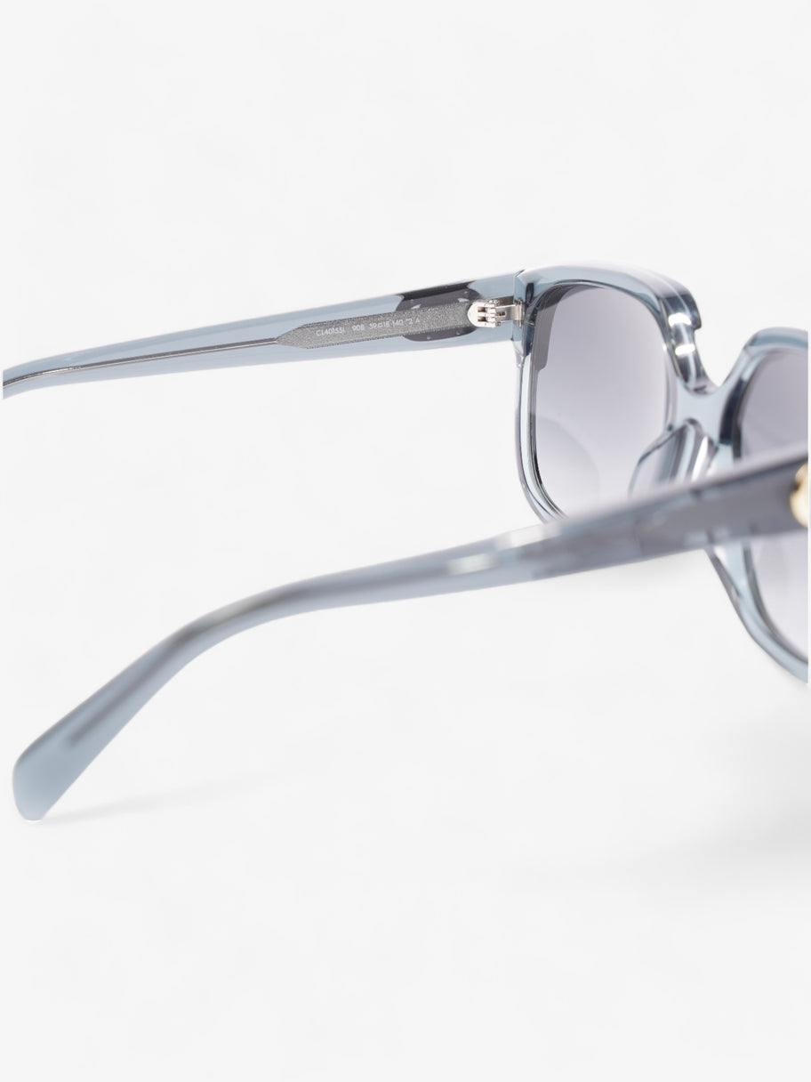 Celine Triomphe Sunglasses Blue Acetate 140mm Image 6
