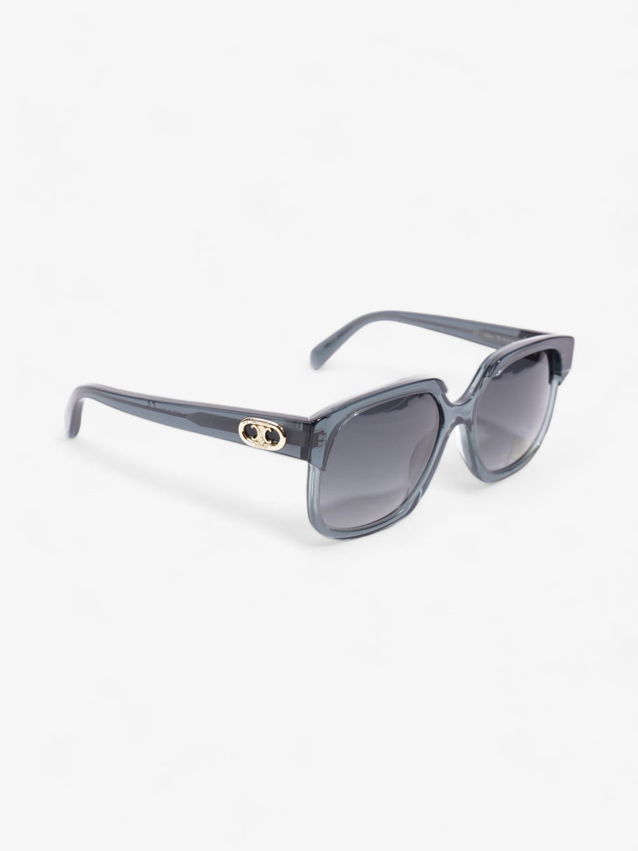Celine Triomphe Sunglasses Blue Acetate 140mm Image 7