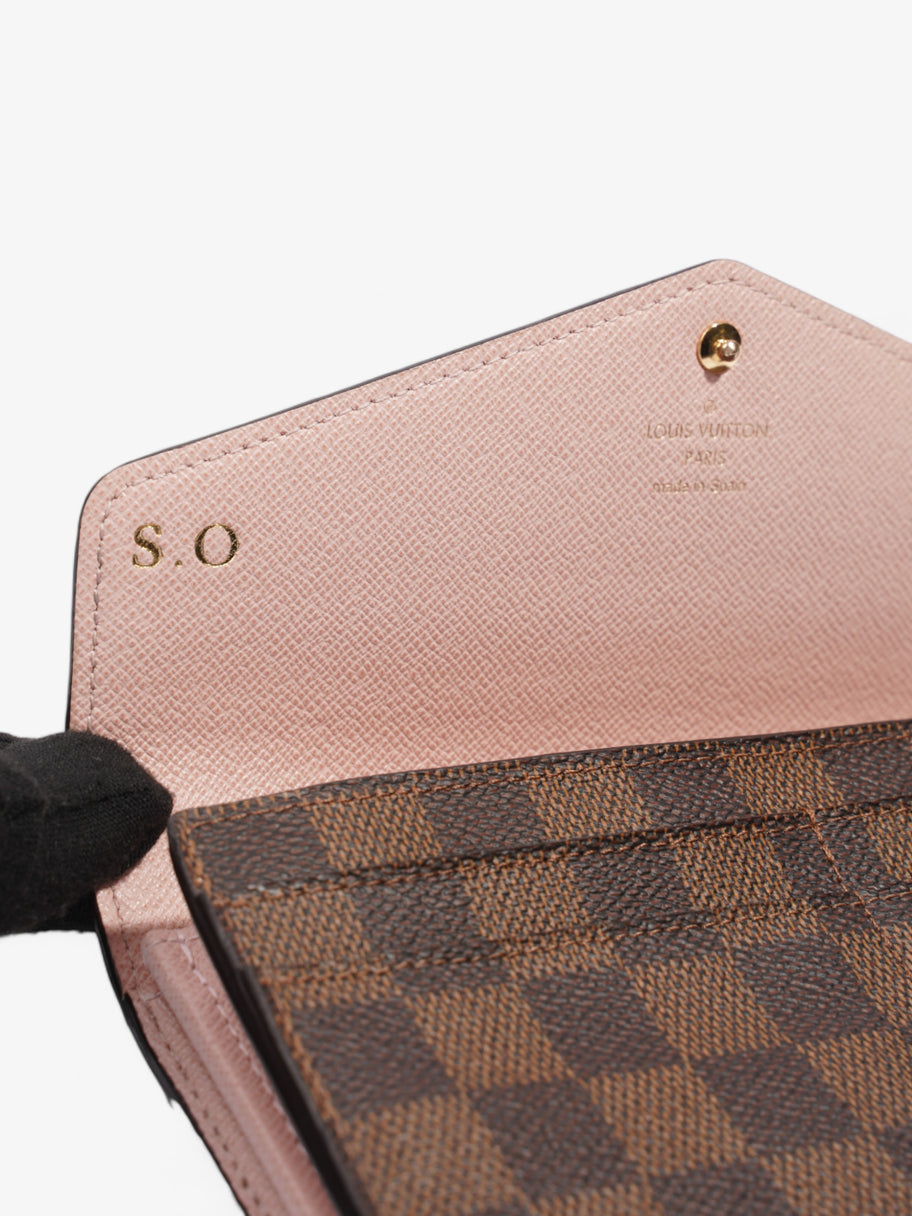 Louis Vuitton Sarah Wallet Damier Ebene Coated Canvas Image 8