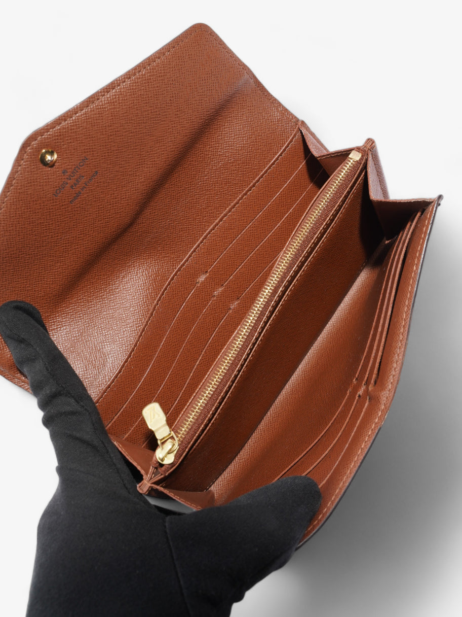 Louis Vuitton Sarah Wallet Monogram Coated Canvas Image 5