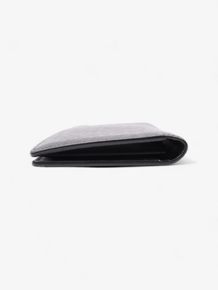 Louis Vuitton Taiga Portefeuille Brazza Long Wallet Black Leather Image 4