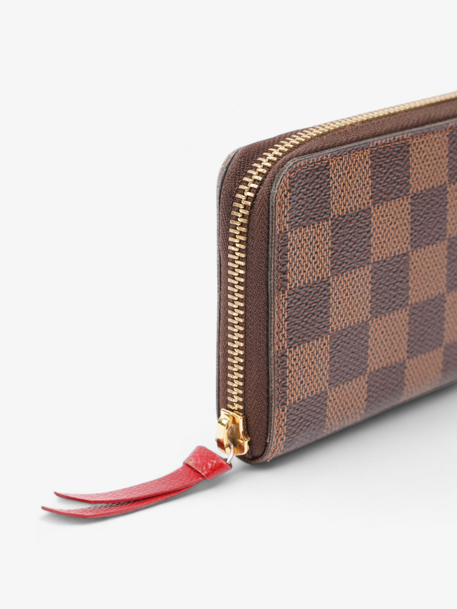 Louis Vuitton Clemence Wallet Monogram / Red Coated Canvas Image 7