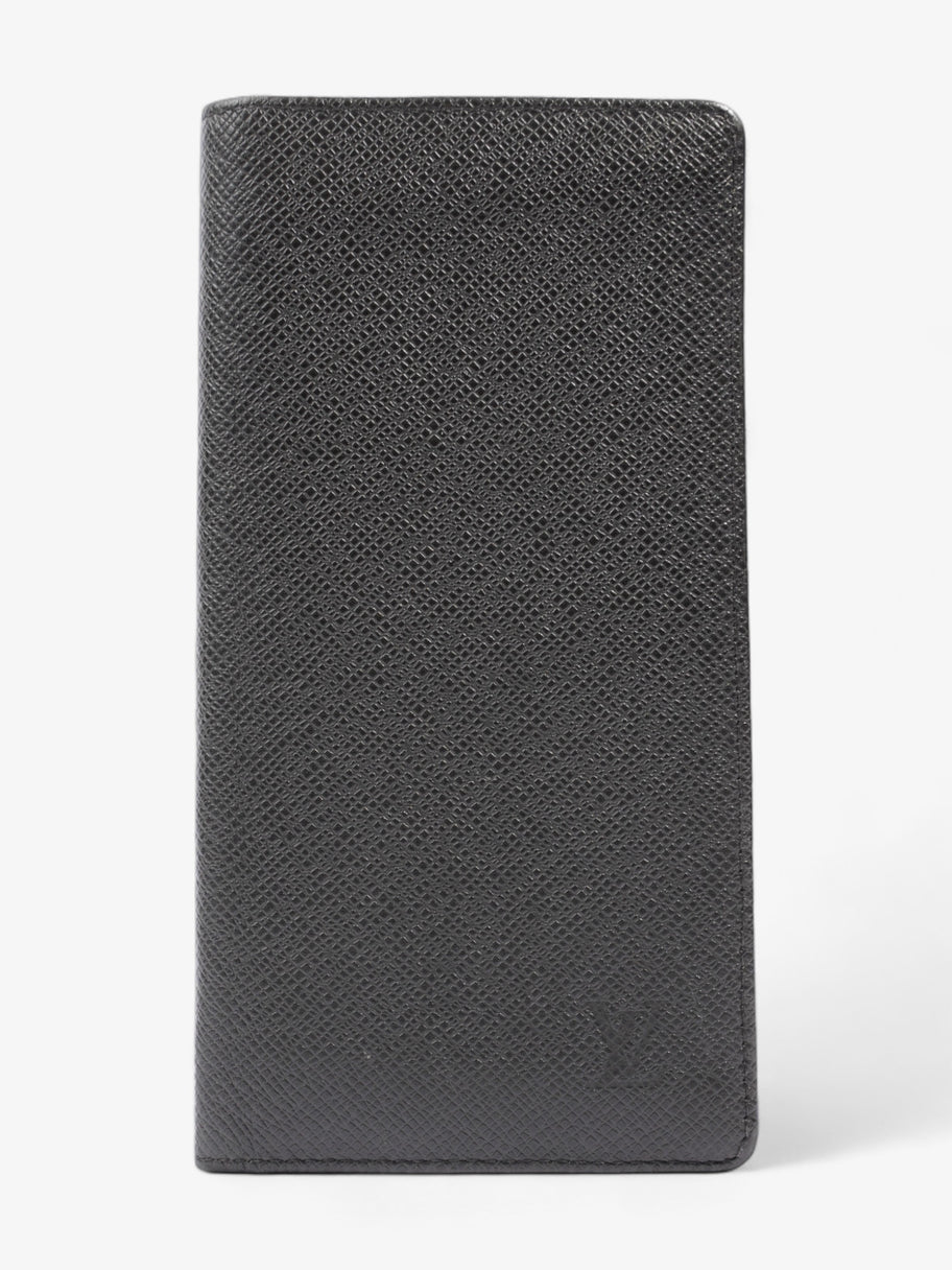 Louis Vuitton Long Bifold Wallet Black Leather Image 1