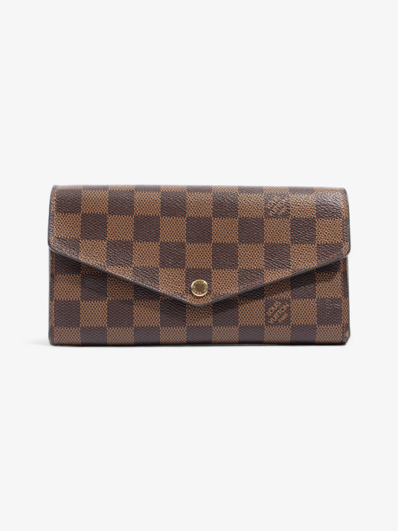  Louis Vuitton Sarah Wallet Damier Ebene Coated Canvas