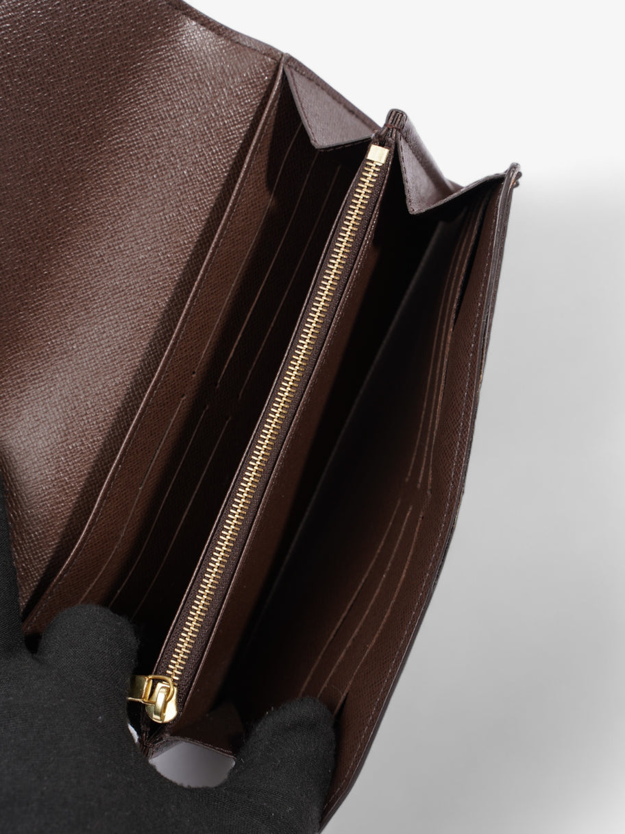 Louis Vuitton Sarah Wallet Damier Ebene Coated Canvas Image 5