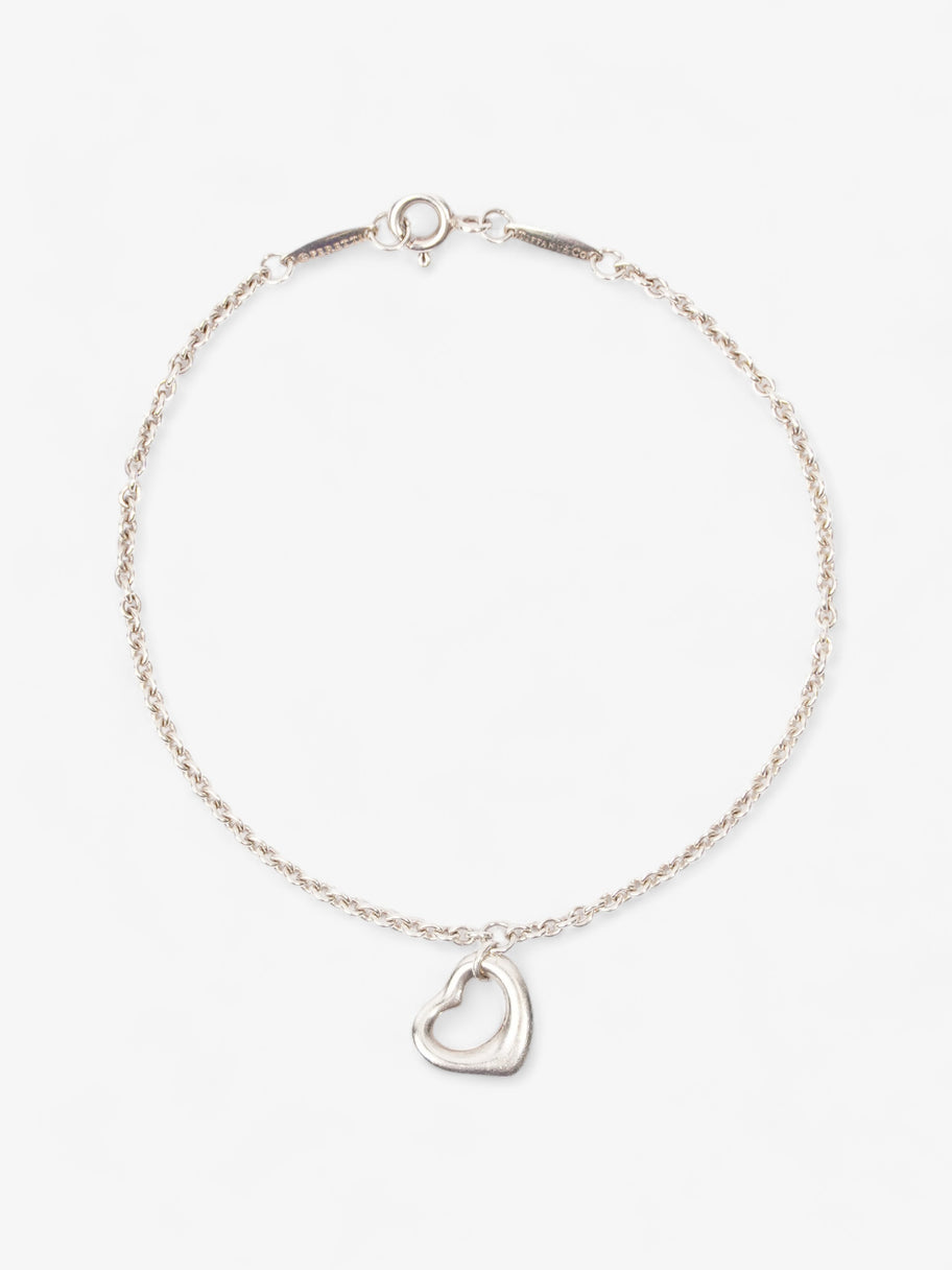 Tiffany and Co Elsa Peretti Open Heart Bracelet Silver Silver Sterling Image 1