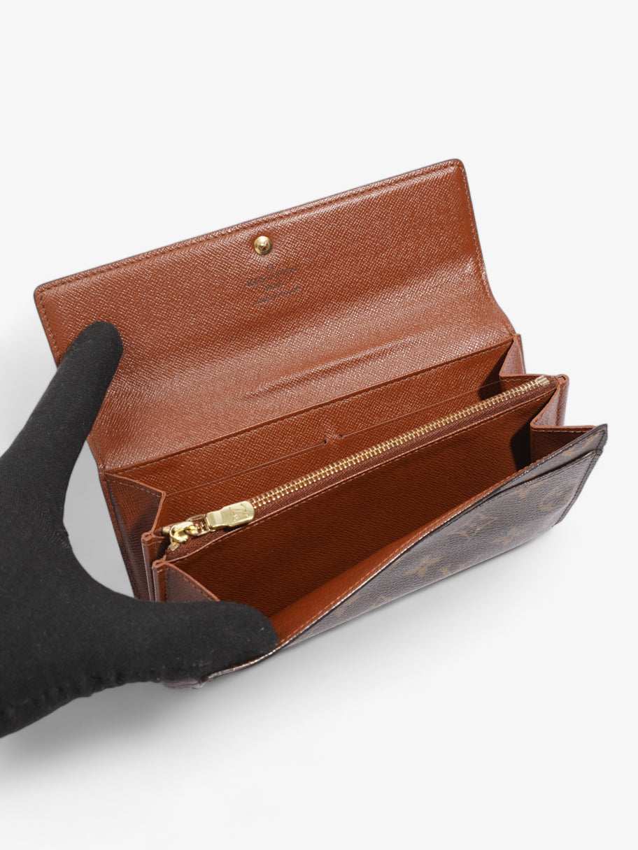 Louis Vuitton Sarah Wallet Monogram Coated Canvas Image 6