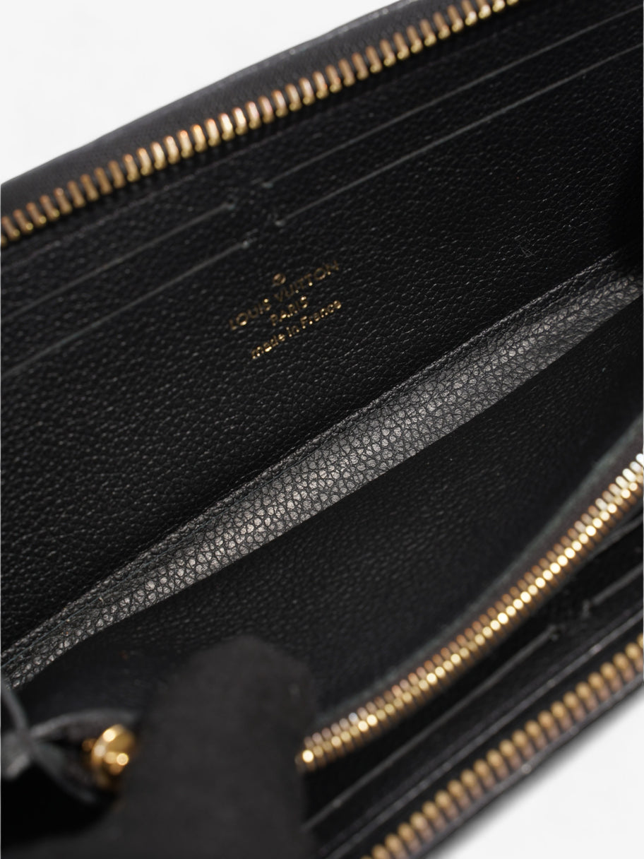 Louis Vuitton Clémence Wallet Black Leather Image 8