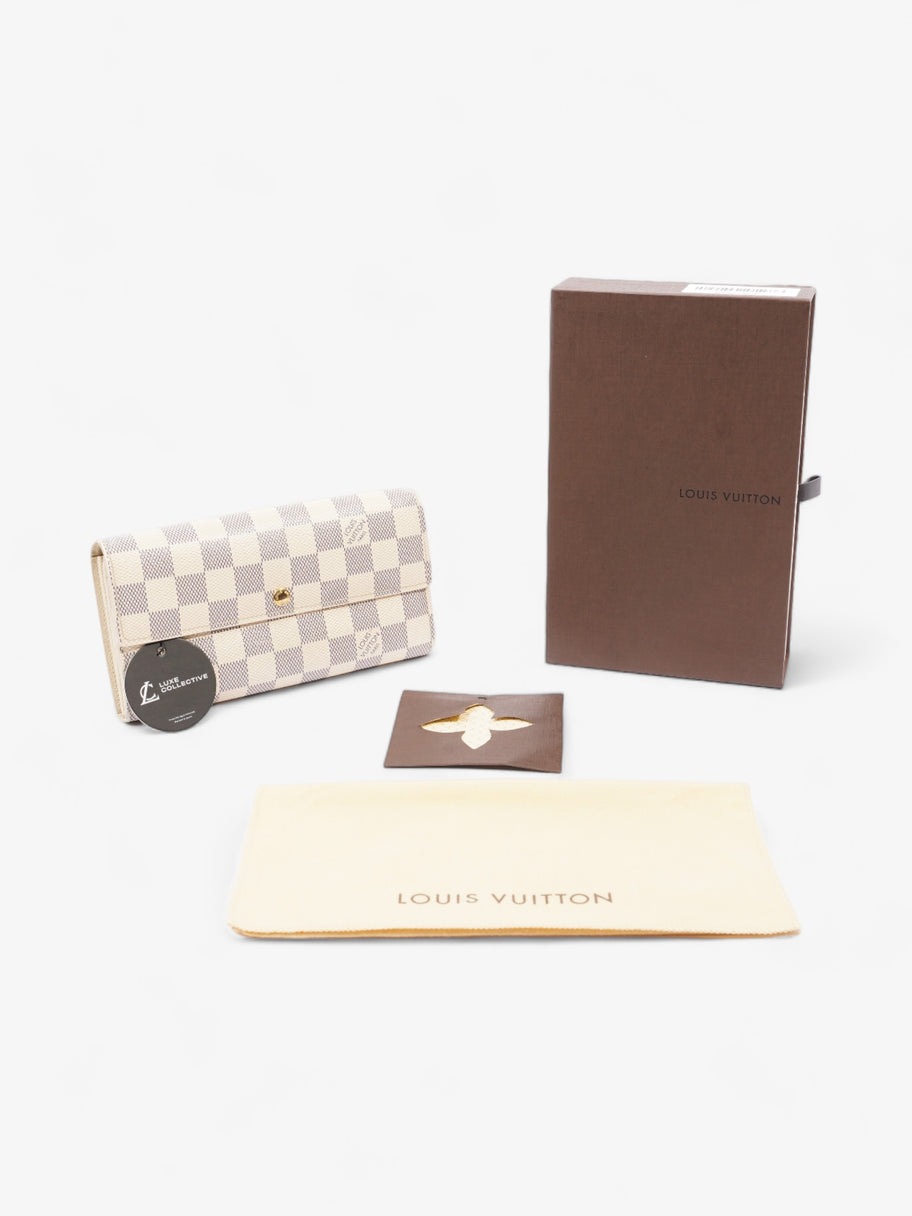 Louis Vuitton Sarah Wallet Damier Azur Coated Canvas Image 6