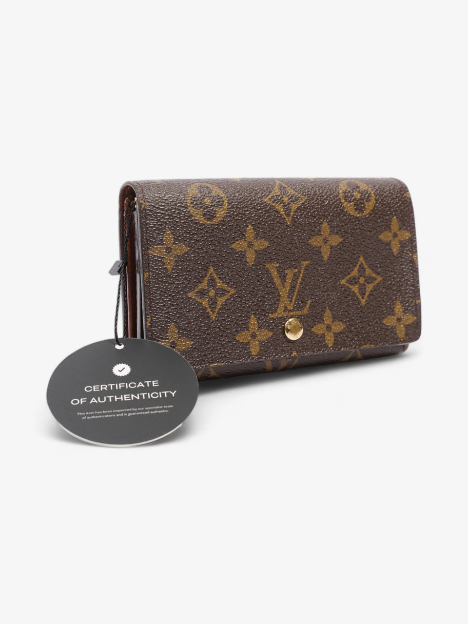 Louis Vuitton Compact Wallet Monogram Coated Canvas Image 9