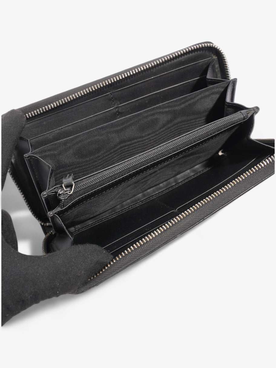 Gucci Snake Zip Around Wallet Beige And Ebony GG Supreme Coated Canvas Image 7