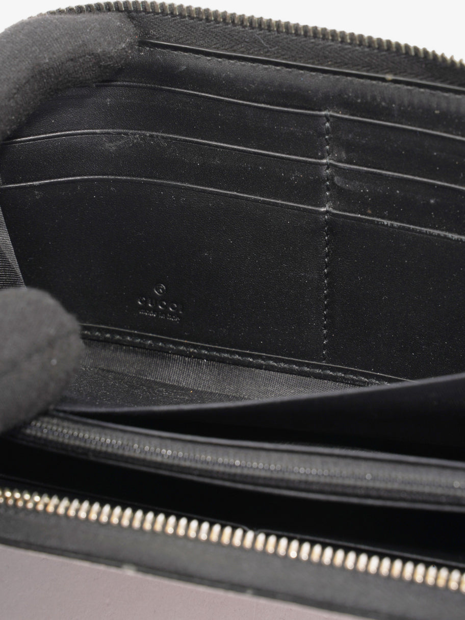 Gucci Snake Zip Around Wallet Beige And Ebony GG Supreme Coated Canvas Image 8