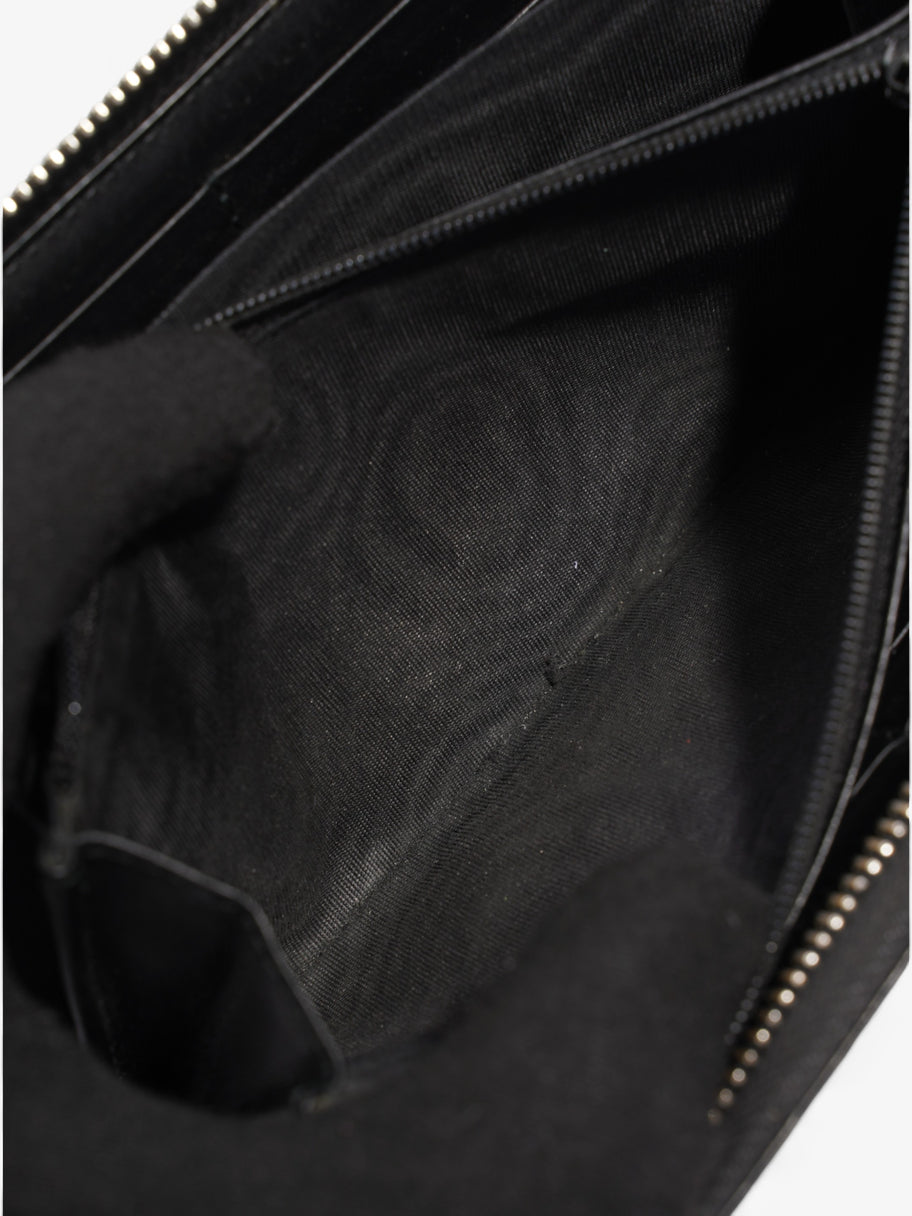 Gucci Snake Zip Around Wallet Beige And Ebony GG Supreme Coated Canvas Image 9