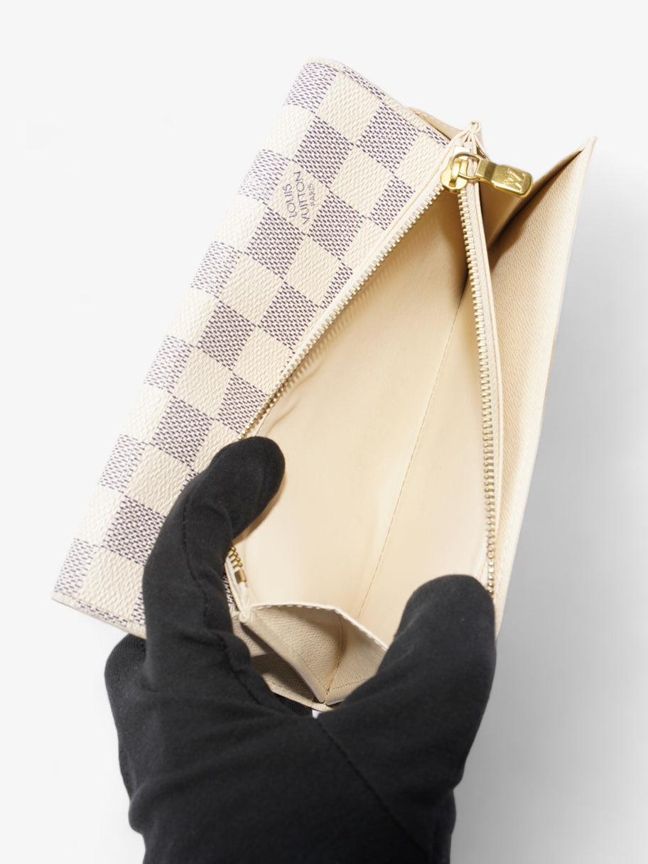Louis Vuitton Sarah Wallet Damier Azur Canvas Image 6