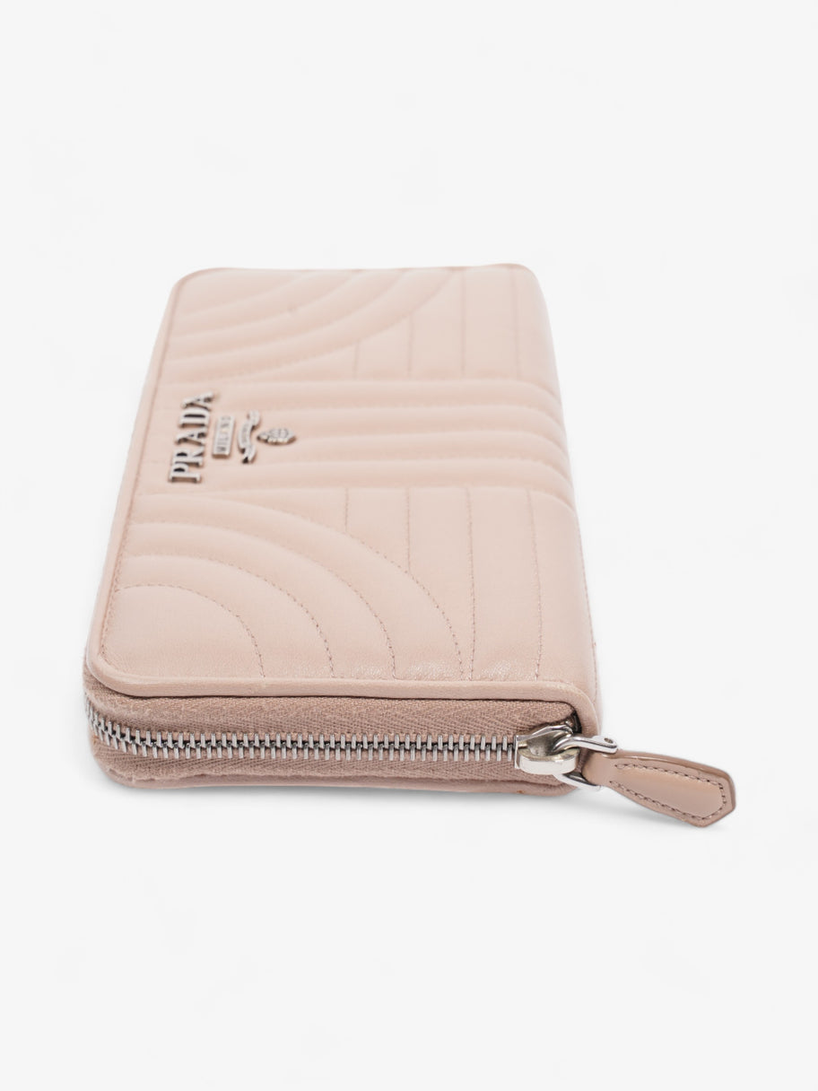Prada Nappa Leather Zip Round Wallet Nude Nappa Leather Image 4