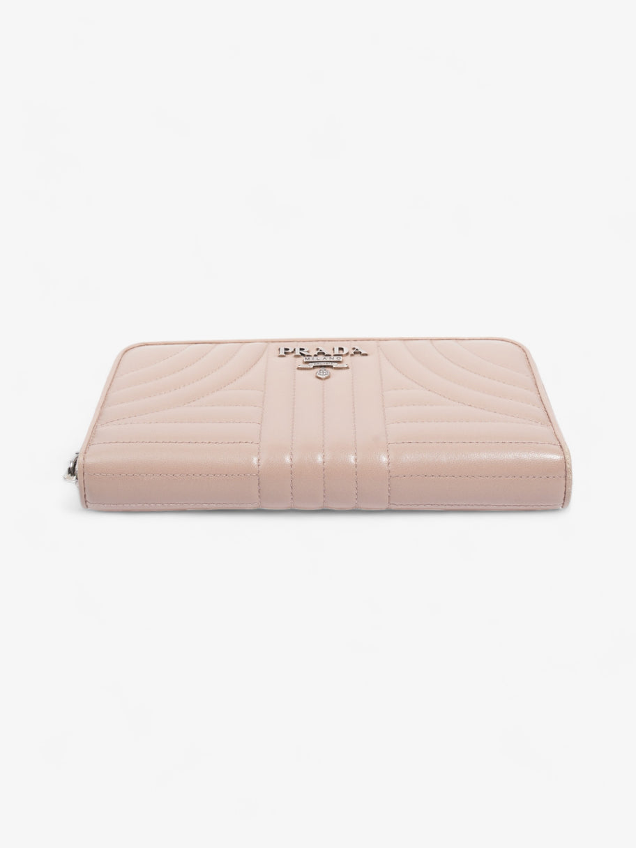 Prada Nappa Leather Zip Round Wallet Nude Nappa Leather Image 5