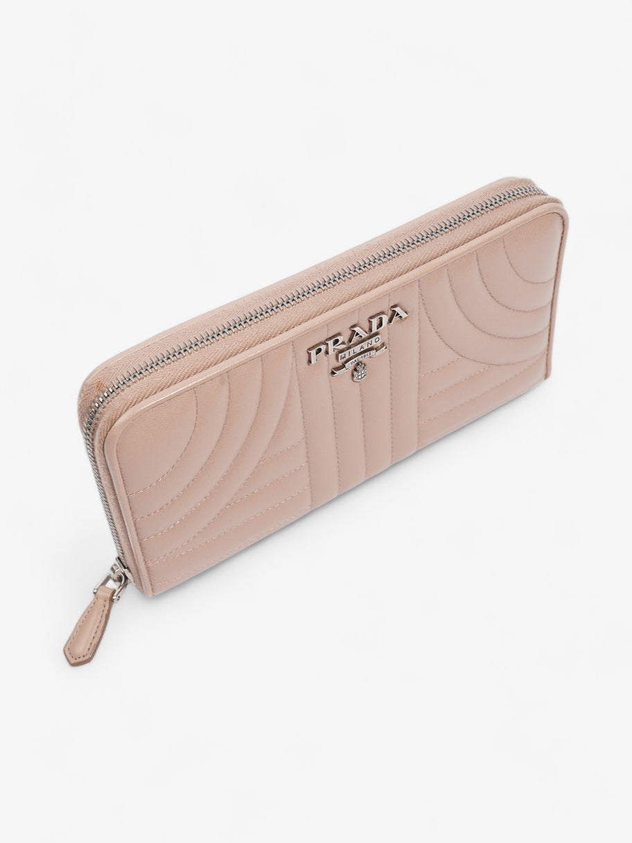 Prada Nappa Leather Zip Round Wallet Nude Nappa Leather Image 7