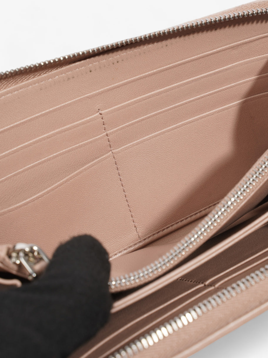 Prada Nappa Leather Zip Round Wallet Nude Nappa Leather Image 9
