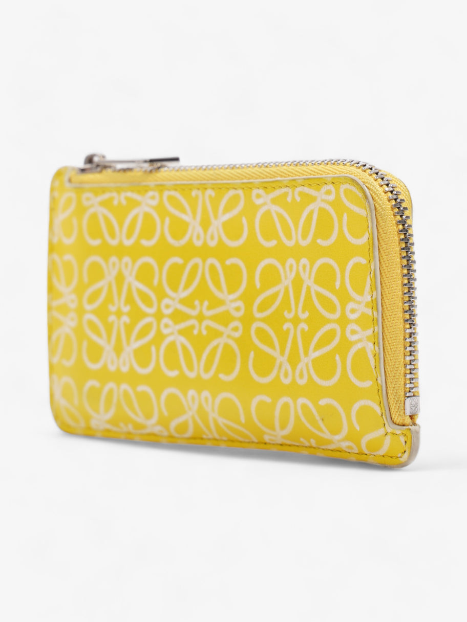 Loewe Anagram Coin / Card Holder Yellow Leather Image 3