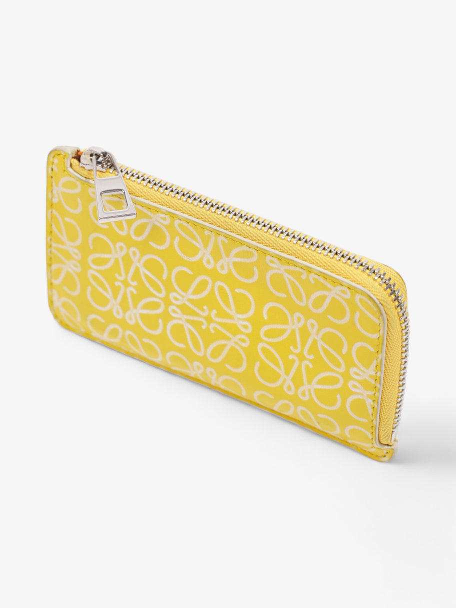 Loewe Anagram Coin / Card Holder Yellow Leather Image 4