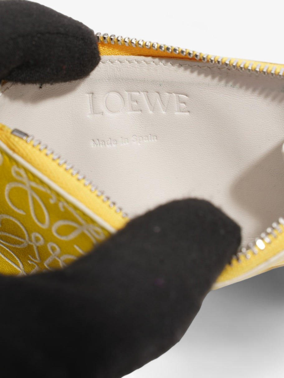 Loewe Anagram Coin / Card Holder Yellow Leather Image 6