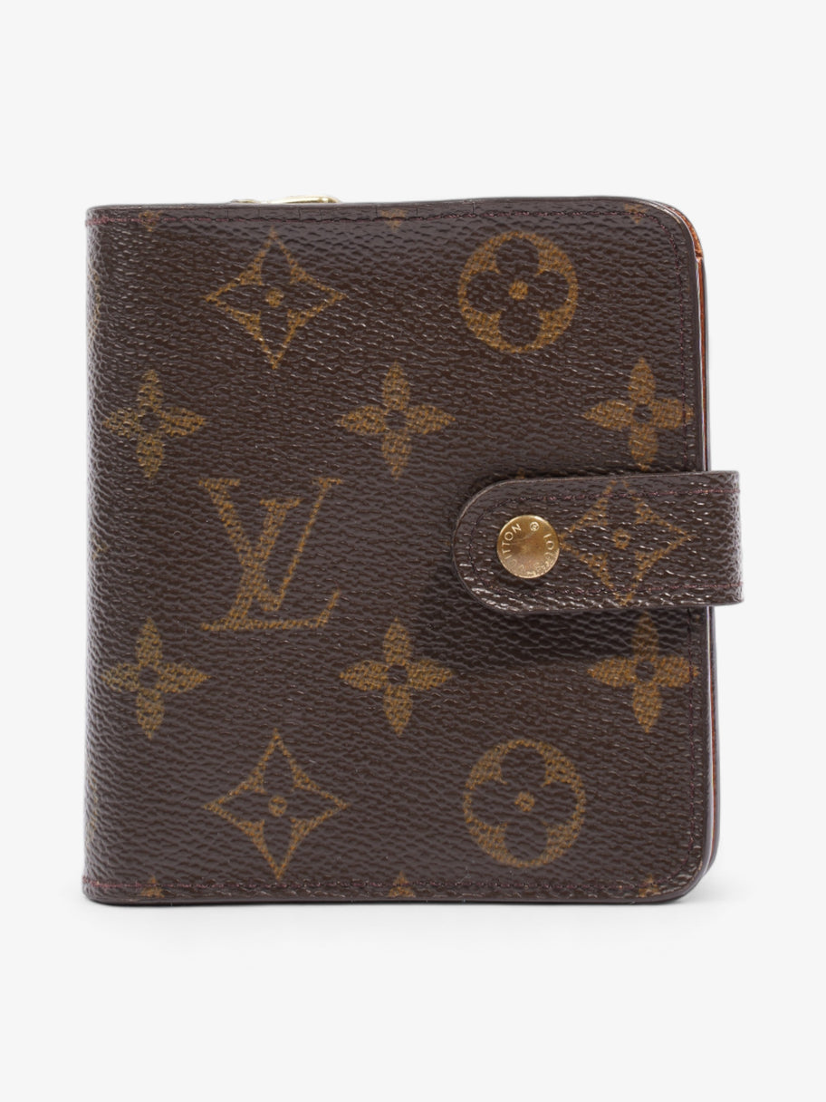 Louis Vuitton Compact Wallet Monogram Coated Canvas Image 1