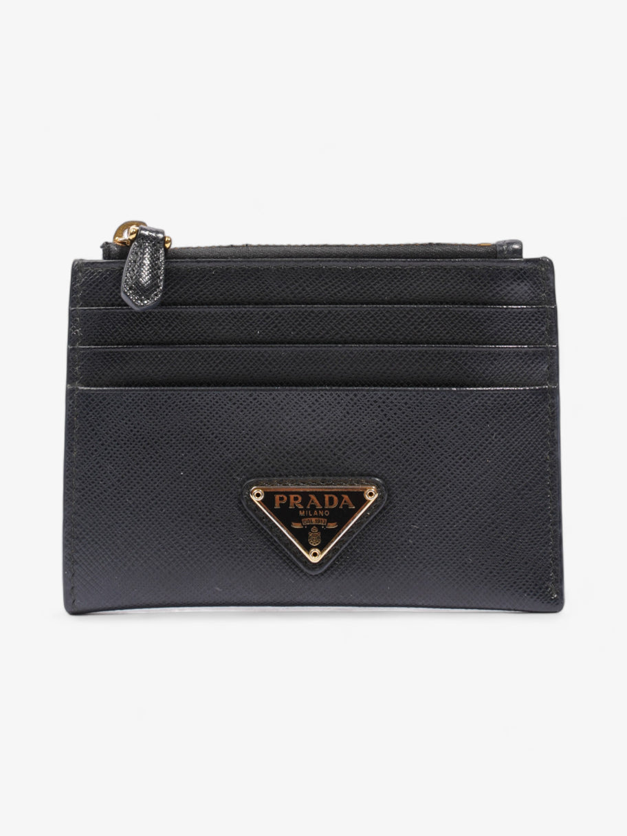 Prada Triangle Wallet Black Saffiano Leather Image 1