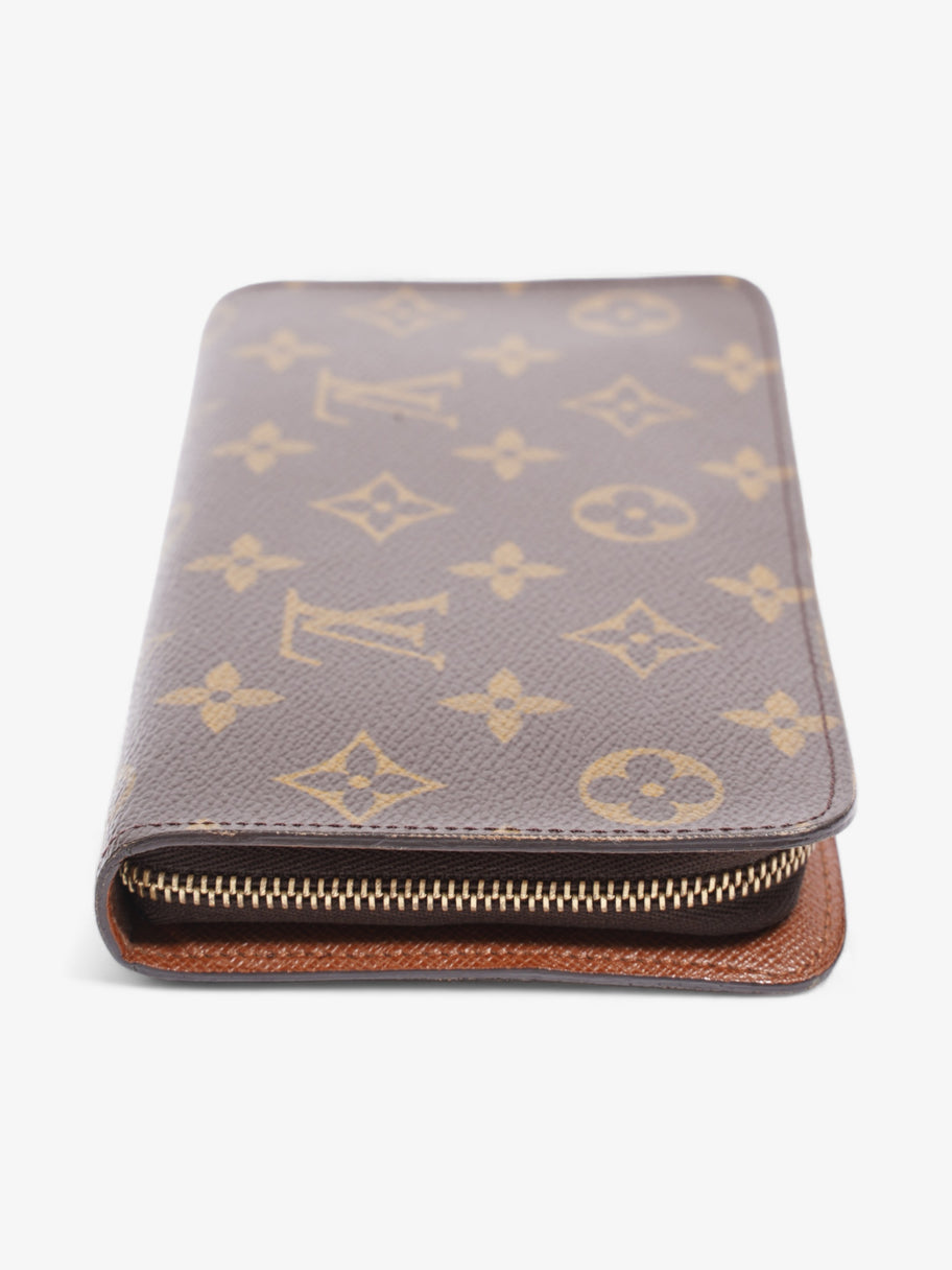 Louis Vuitton Zip Round Wallet Monogram Coated Canvas Image 3