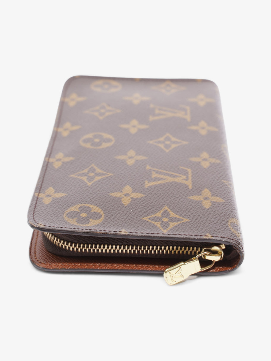 Louis Vuitton Zip Round Wallet Monogram Coated Canvas Image 4