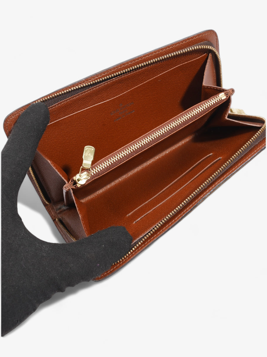 Louis Vuitton Zip Round Wallet Monogram Coated Canvas Image 6