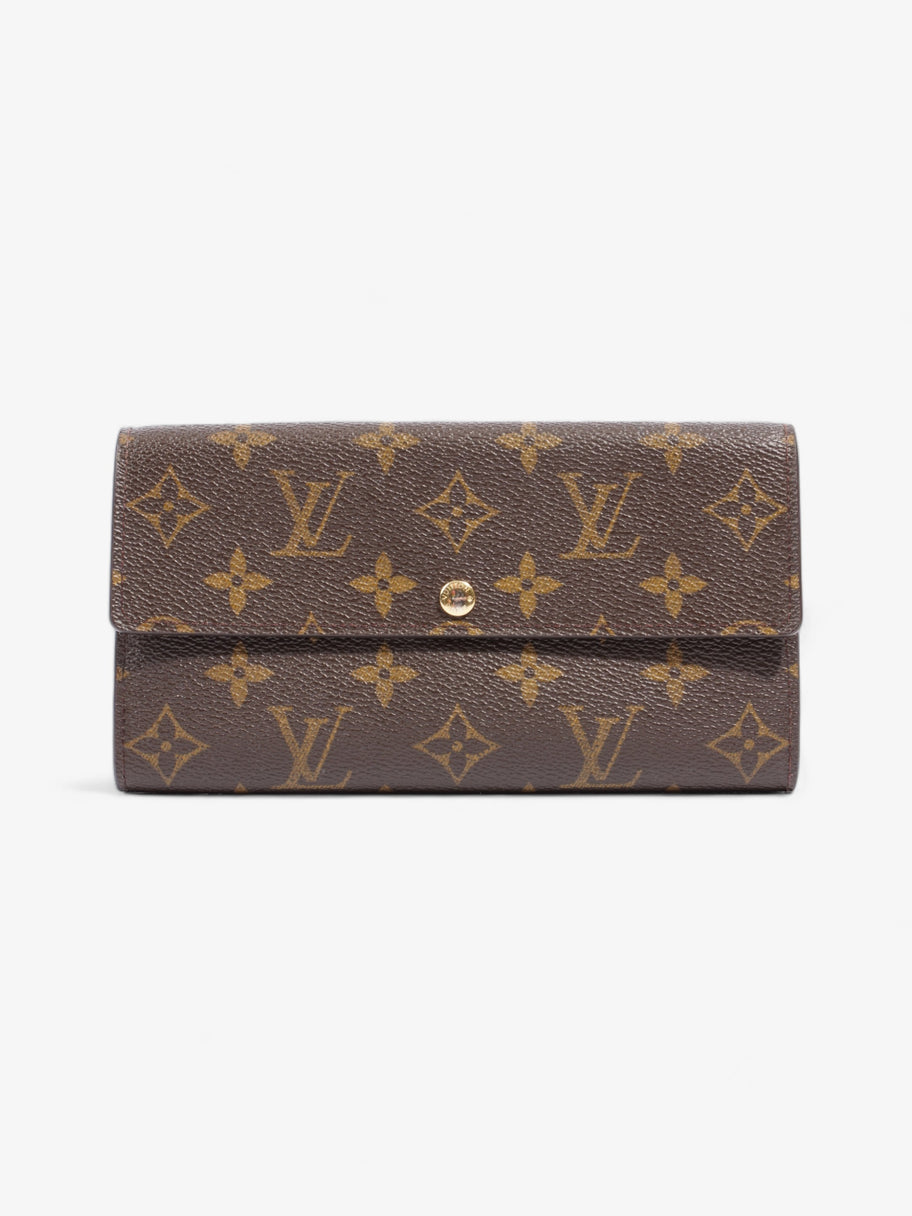 Louis Vuitton Louis Vuitton Monogram Portefeuille Sarah M61734 SP1110 Wallet Monogram Coated Canvas Image 1