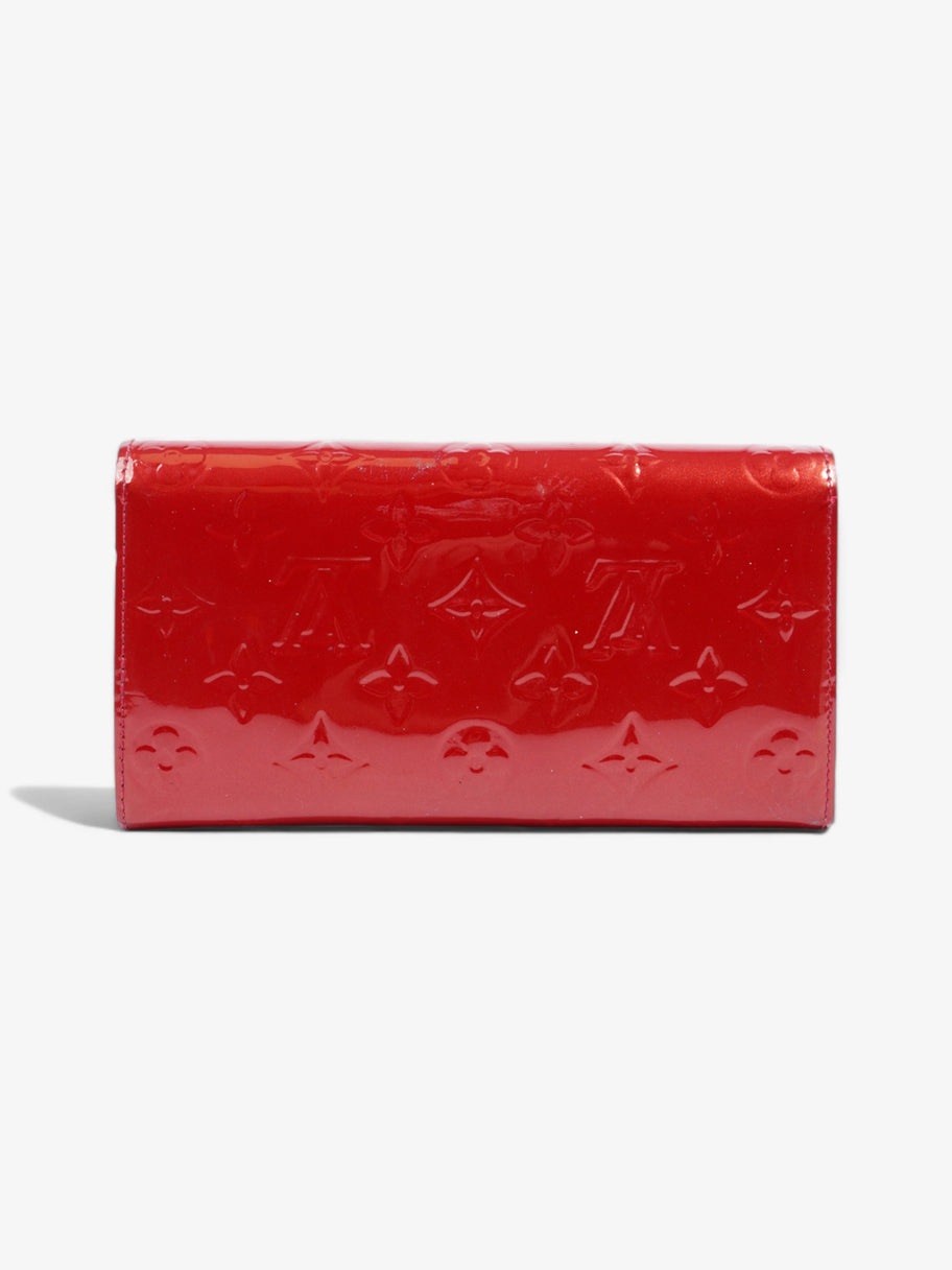 Louis Vuitton Sarah Wallet Red Vernis Leather Image 2