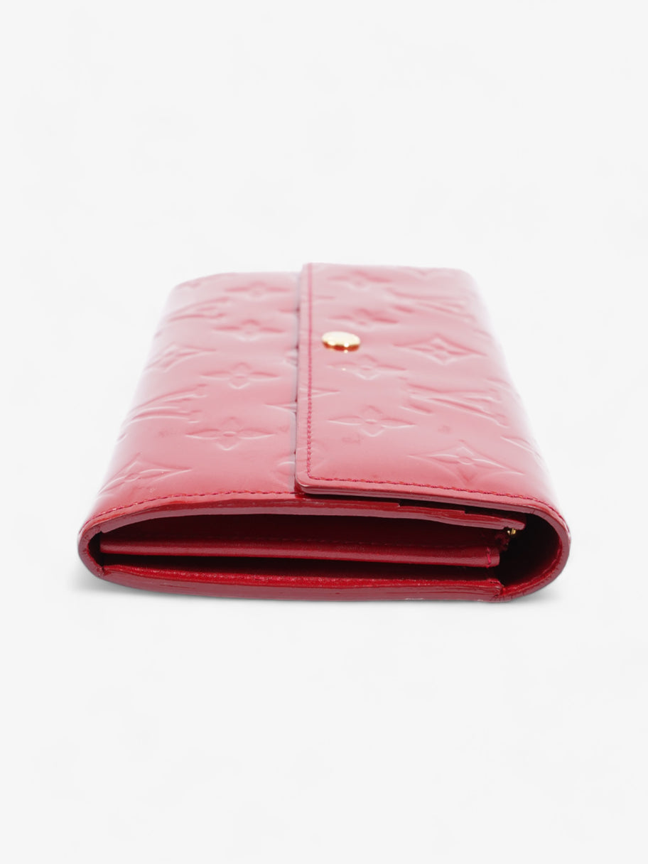 Louis Vuitton Sarah Wallet Red Vernis Leather Image 3