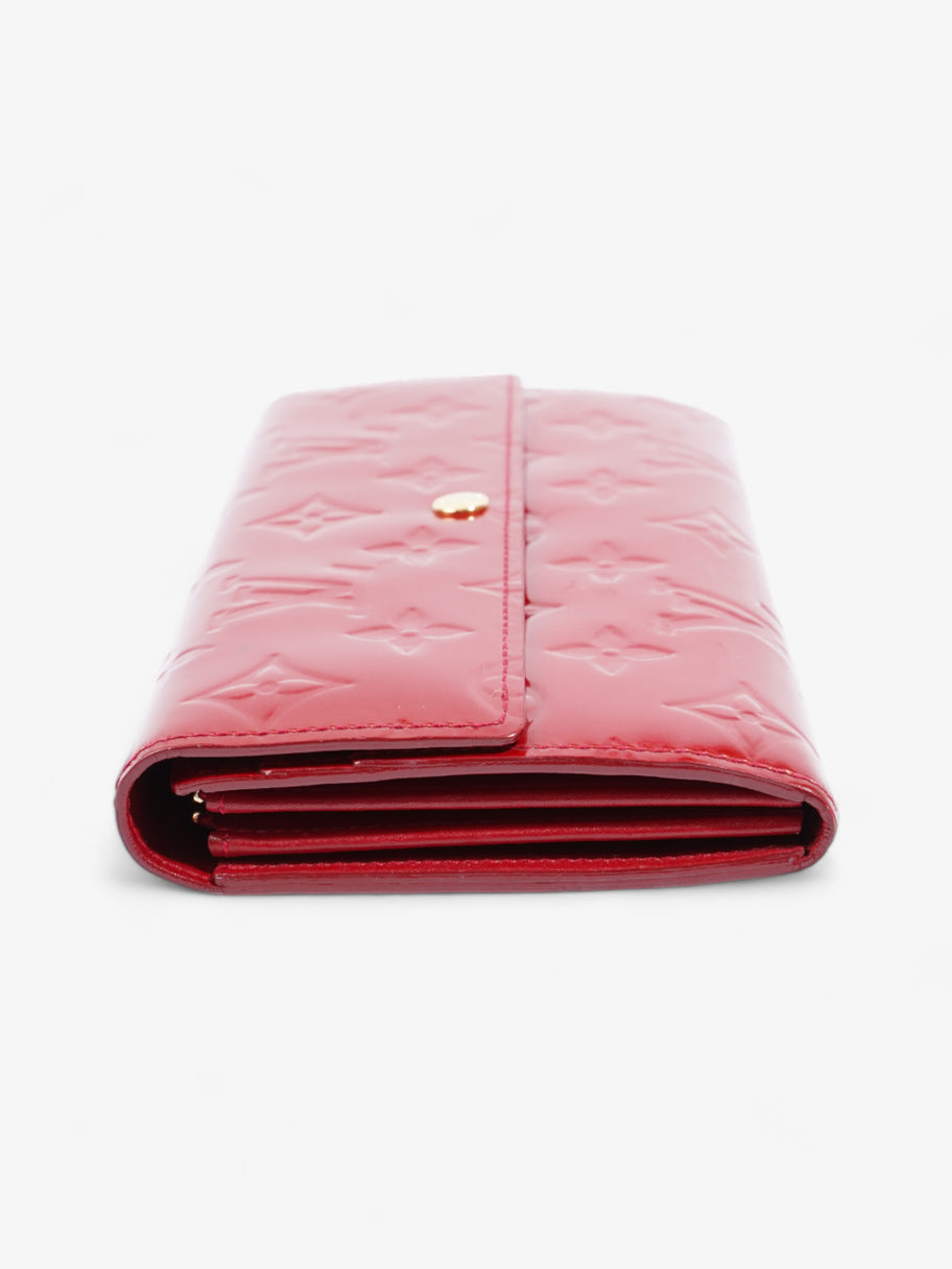 Louis Vuitton Sarah Wallet Red Vernis Leather Image 4