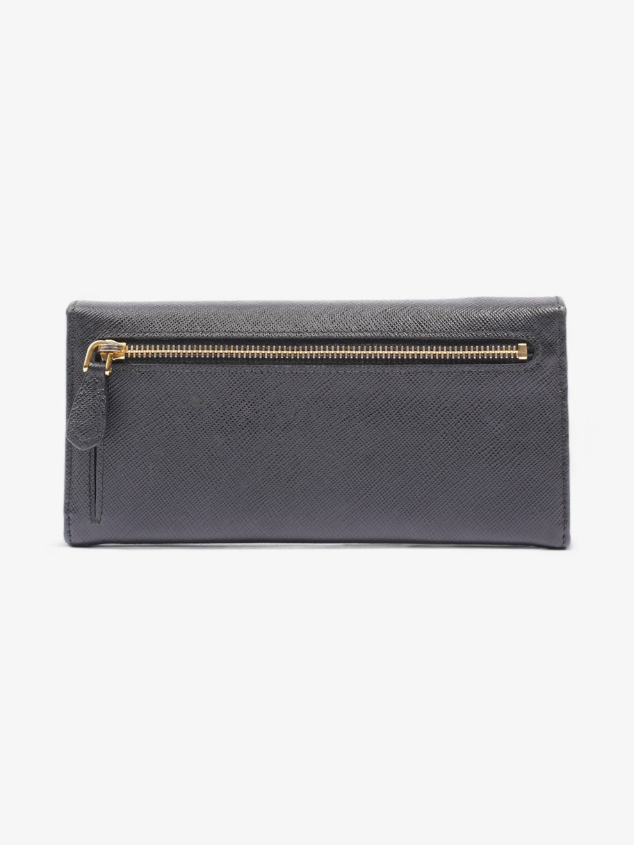 Prada Continental Wallet Black Saffiano Leather Image 2