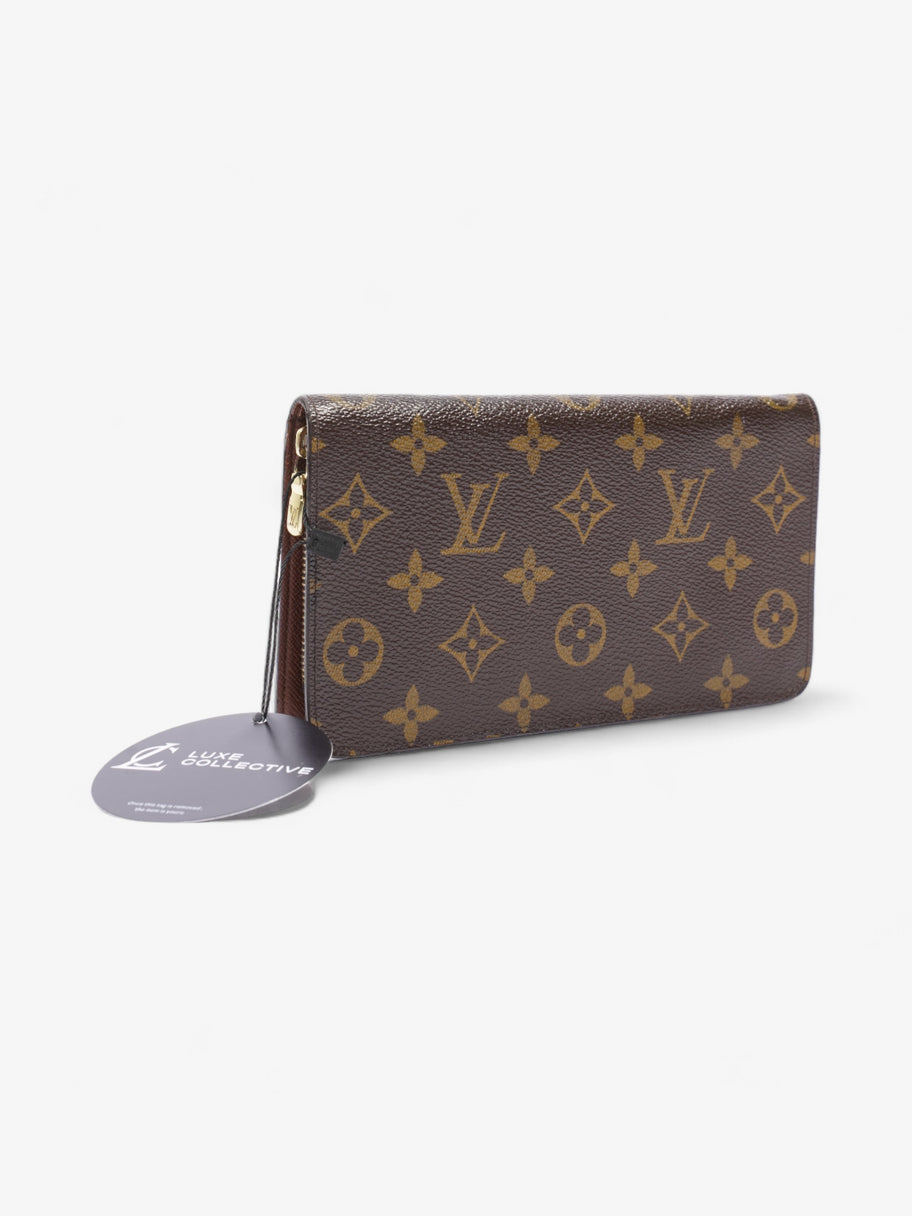 Louis Vuitton Porte Monnaie Zip Monogram Coated Canvas Image 9