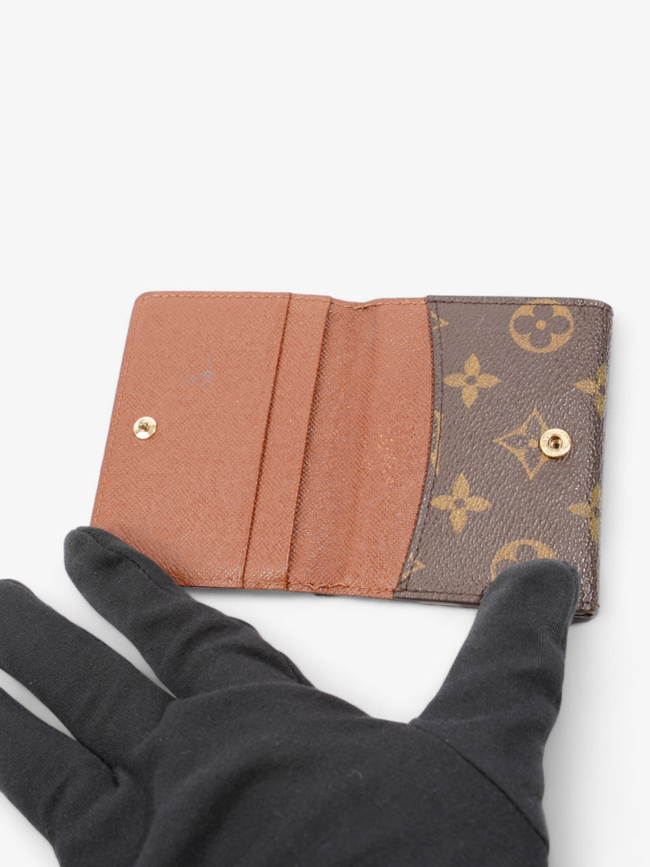 Louis Vuitton Fold Over Wallet Monogram Coated Canvas Image 6