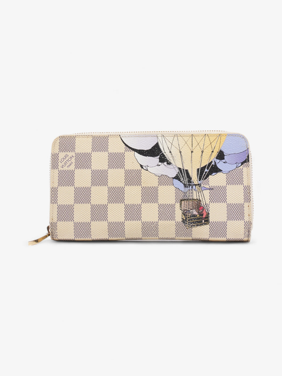 Louis Vuitton Ilustre Zippy Wallet Damier Azur Coated Canvas Image 1